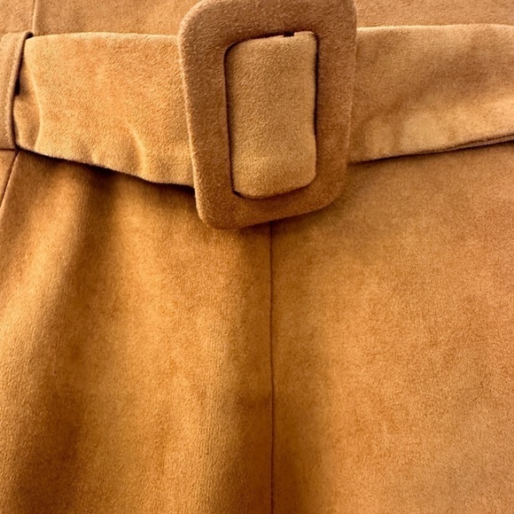 Zara Women’s Belted A-Line Skirt in Burnt Orange, Size Small - Picture 3 of 8